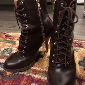 Dr. Martens heeled boots, classy, edgy and comfy!